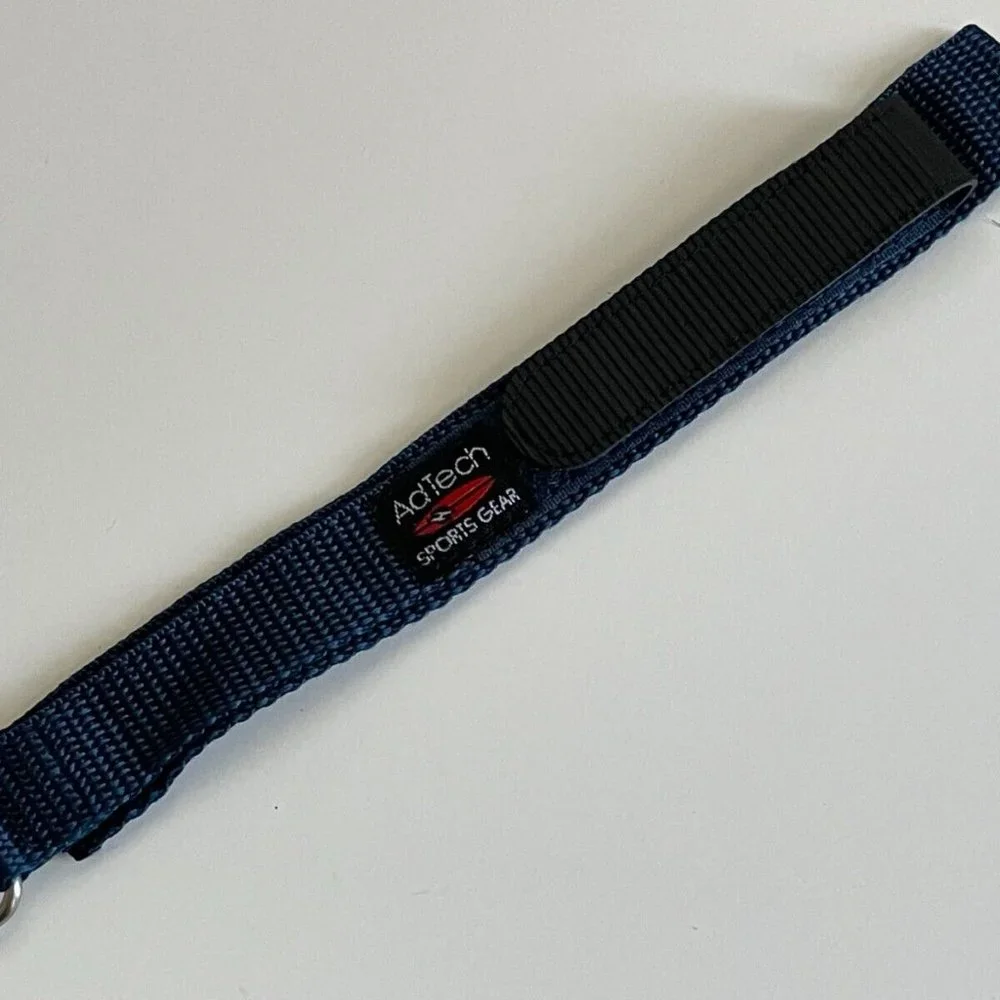 Unbranded Replacement Band Strap Nylon Blue Sport Adjustable Band Size 20-24mm